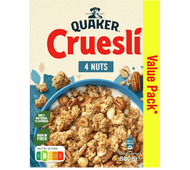 Quaker Cruesli 4 nuts