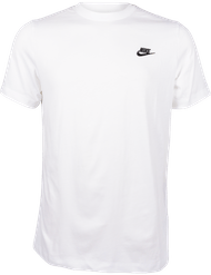Nike Sportswear club t-shirt wit en zwart