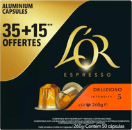 L'Or Koffiecups delizio sterkte 5