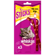 Whiskas Kattensnacks sticks rijk aan kip