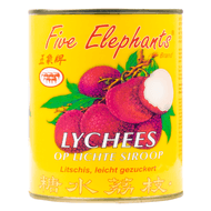 Five Elephants Lychees op lichte siroop