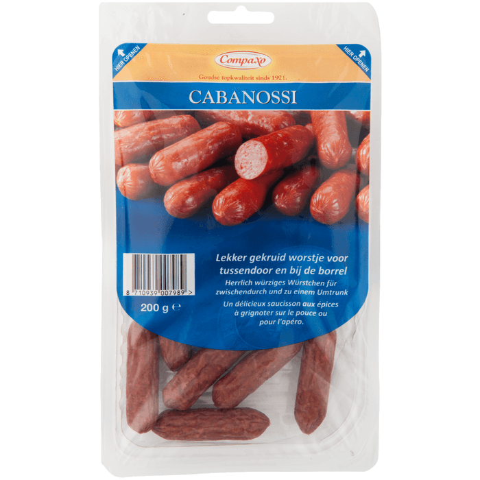 Compaxo Cabanossi droge worst