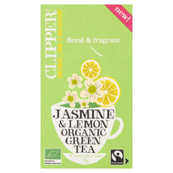 Clipper Groene thee green jasmin 20 zakjes