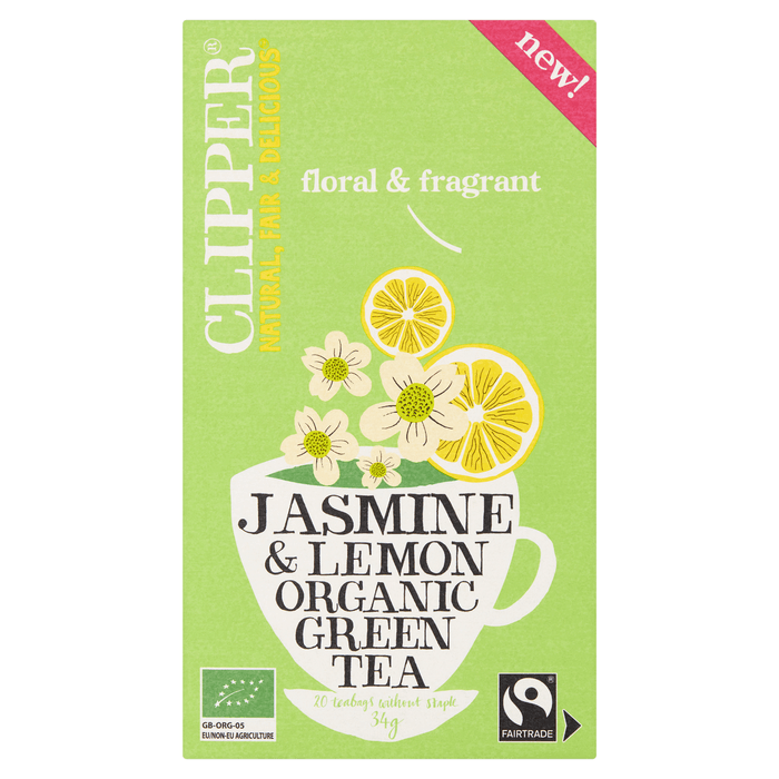 Clipper Groene thee green jasmin 20 zakjes