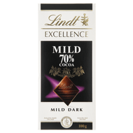 Lindt Chocoladereep excellence 70% mild