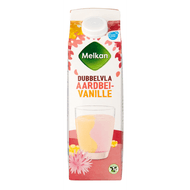 Melkan Dubbelvla vanille-aardbei