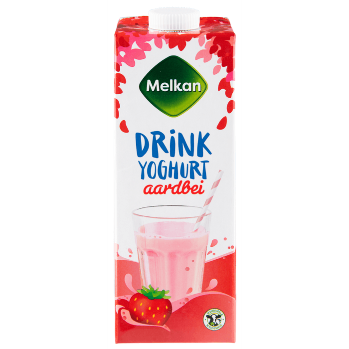 Melkan Drinkyoghurt aardbei
