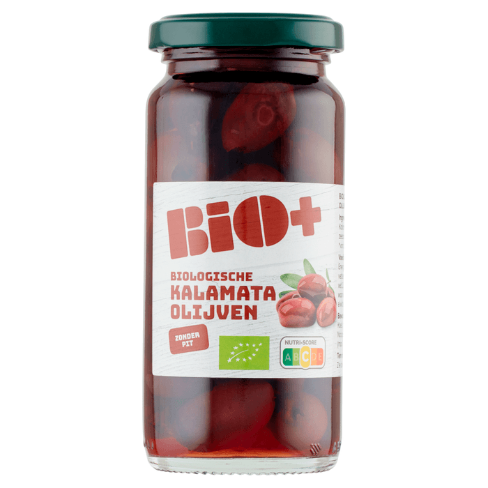 Bio+ Zwarte olijven kalamata