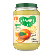 Olvarit 6+ Maanden Appel Banaan Sinaasappel