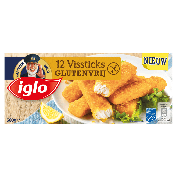 Iglo Vissticks glutenvrij