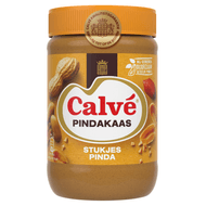 Calvé Pindakaas met stukjes pinda