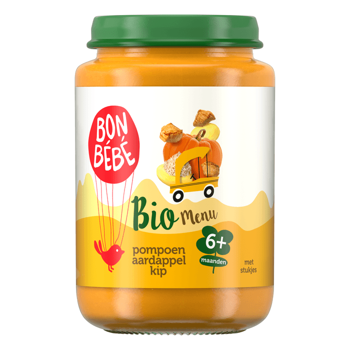 Bonbébé Biomenu m0612 pompoen aardappel kip 6+ maanden