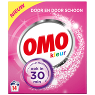 Omo Poeder wasmiddel kleur14 wasbeurten