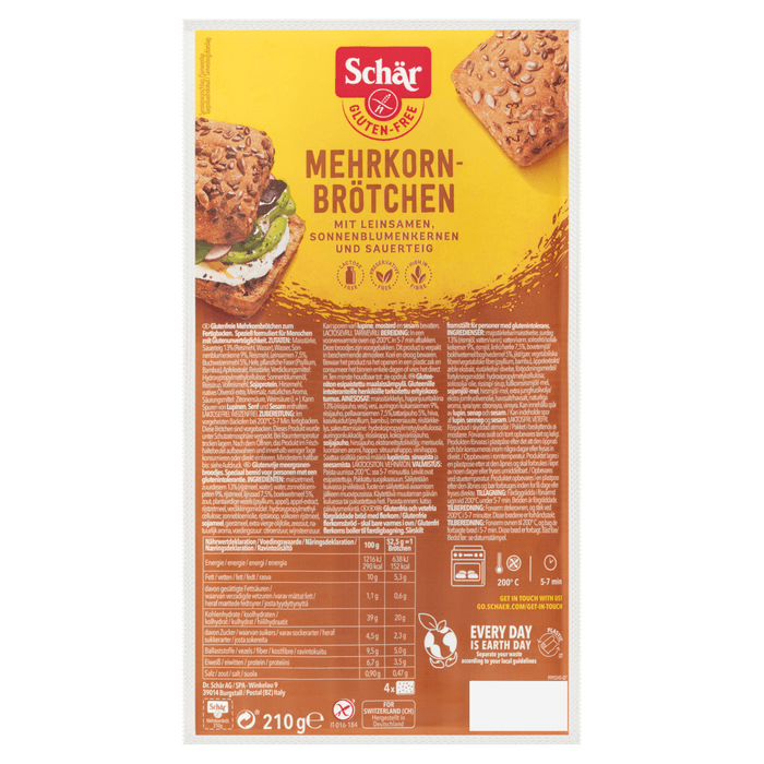 Schär Meergranenbroodjes glutenvrij