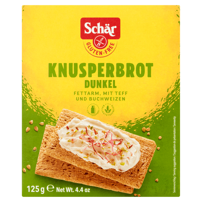 Schär Knackebrood donkerbruin glutenvrij