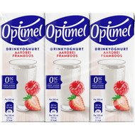 Optimel Drinkyoghurt aardbei framboos