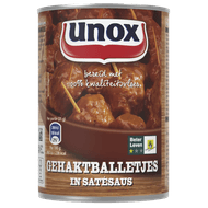 Unox Gehaktballetjes in satesaus