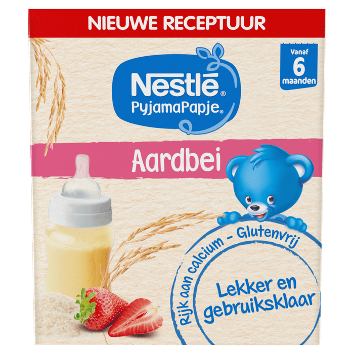 Nestlé Pyjamapapje aardbei 6+