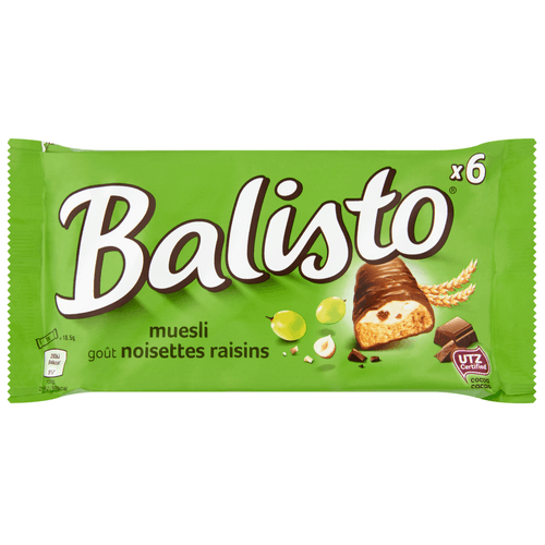Foto van Balisto Muesli op witte achtergrond