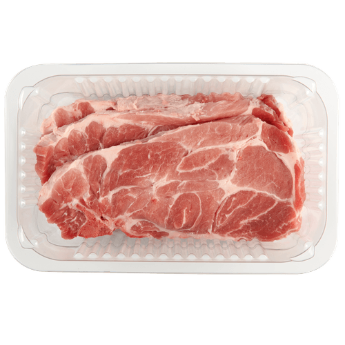 Foto van DekaVers Schouderkarbonade 3 stuks op witte achtergrond