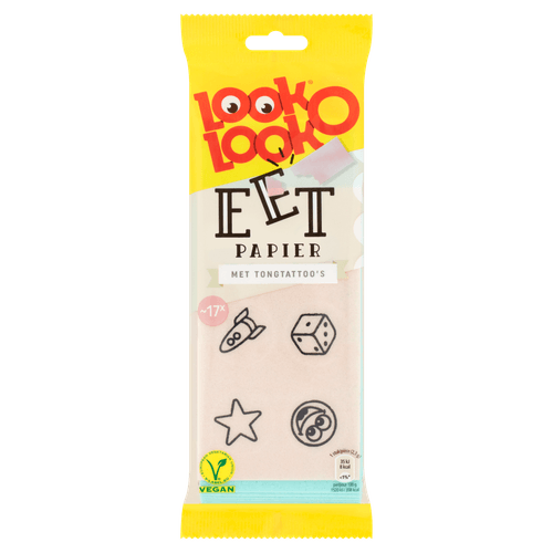 Foto van Look O Look Eetpapier Uitdeel snoep Zak op witte achtergrond