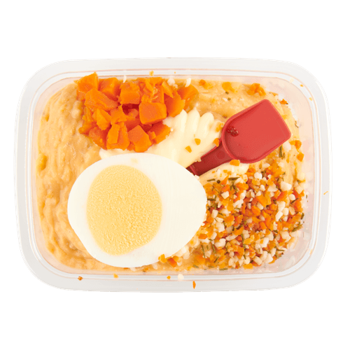 Foto van Kleer Zalm slaatje op witte achtergrond