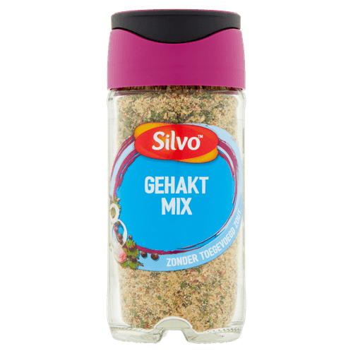 Foto van Silvo Gehaktkruiden natriumarm op witte achtergrond