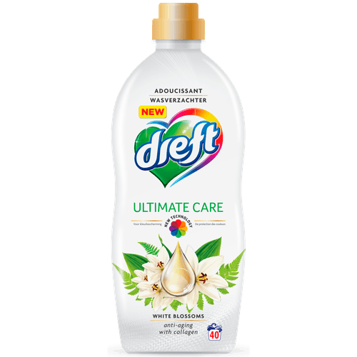 Foto van Dreft Wasverzachter white blossom 40 wasbeurten op witte achtergrond