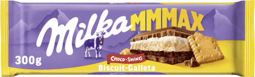 Foto van Milka Choco swing op witte achtergrond