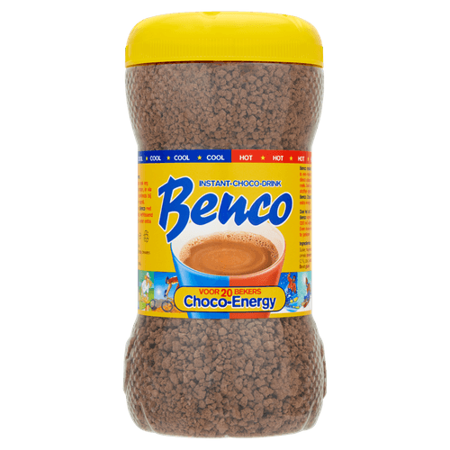 Foto van Benco Instant choco drink op witte achtergrond