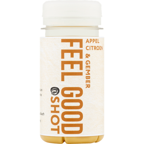 Foto van Feel Good 100% shot feel good power op witte achtergrond