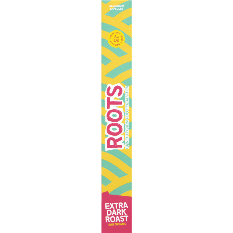 Roots Koffiecups extra dark roast bio