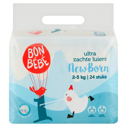 Foto van Bonbébé Luiers new born op witte achtergrond