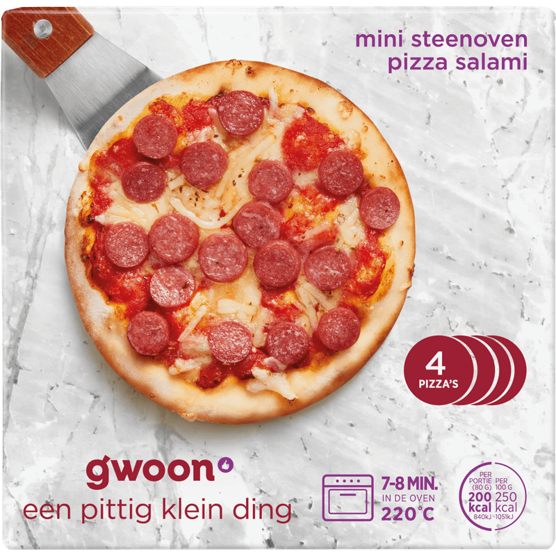 G'woon Mini pizza salami