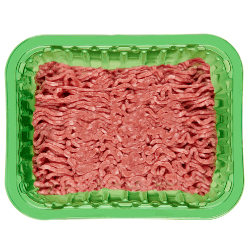 Foto van DekaVers Bio Biologisch rundergehakt mager op witte achtergrond