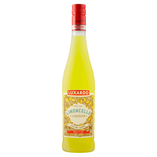 Foto van Luxardo Limoncello op witte achtergrond
