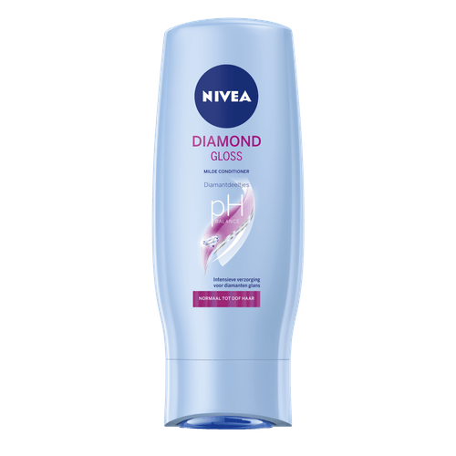Foto van Nivea Crèmespoeling diamond gloss op witte achtergrond