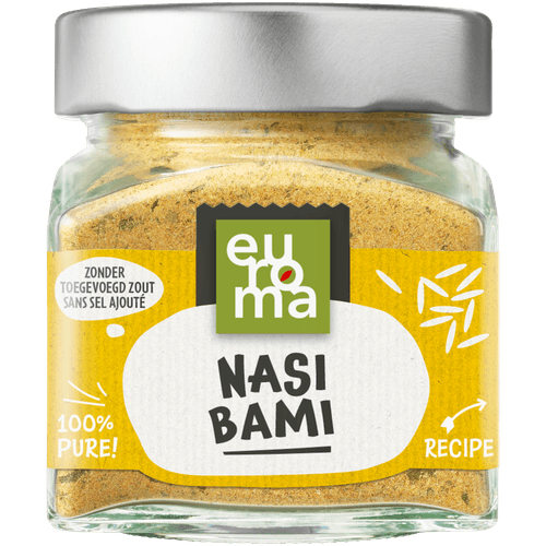 Foto van Euroma Nasi bami op witte achtergrond