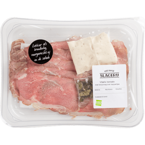 Foto van DekaVers Vitello op witte achtergrond