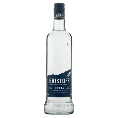 Foto van Eristoff Vodka 700 ml op witte achtergrond
