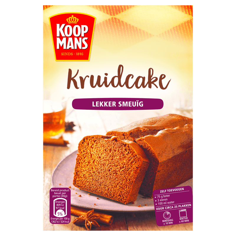 Koopmans Oud Hollandse kruidcake mix