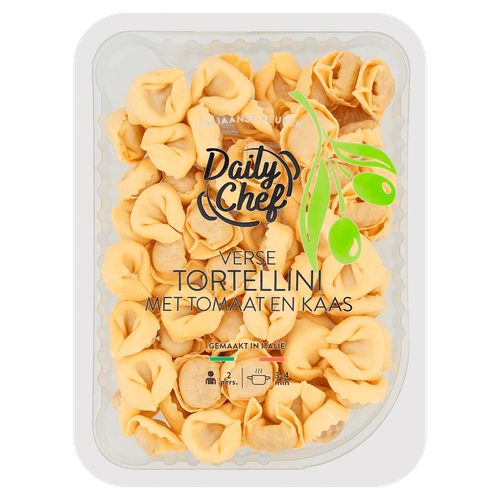 Foto van Daily Chef Tortellini tomaat-kaas op witte achtergrond