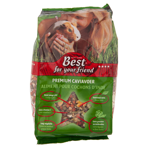 Foto van Best For Your Friend Caviavoer premium op witte achtergrond