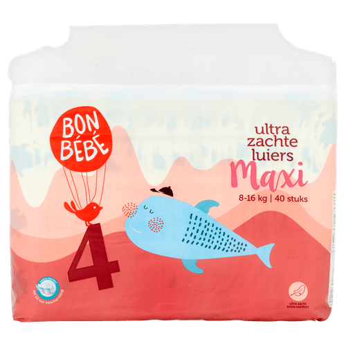 Foto van Bonbébé Luiers maxi maat 4 op witte achtergrond