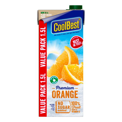 Foto van CoolBest Premium orange voordeelpak op witte achtergrond