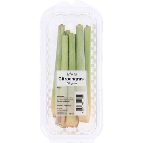 Foto van Citroengras op witte achtergrond