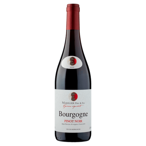 Foto van Marillier Bourgogne pinot noir op witte achtergrond