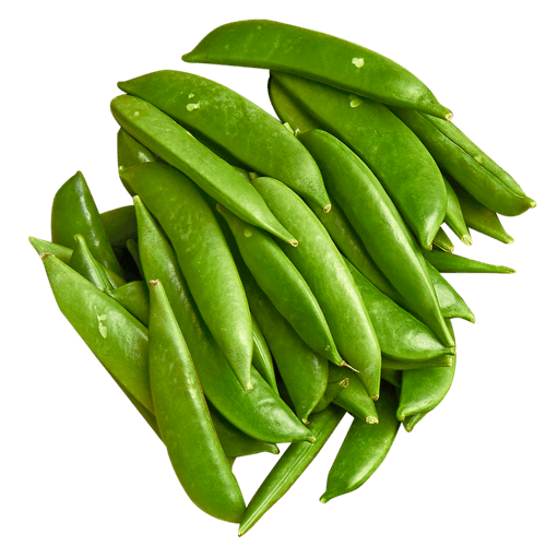 Foto van Eat Me Sugar snaps op witte achtergrond