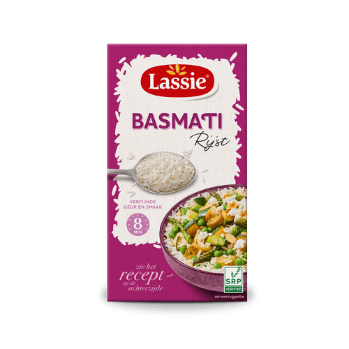 Foto van Lassie Basmatirijst op witte achtergrond