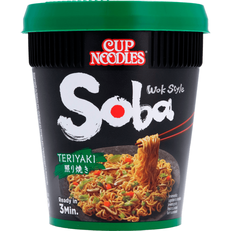 Nissin Soba cup noodles teriyaki